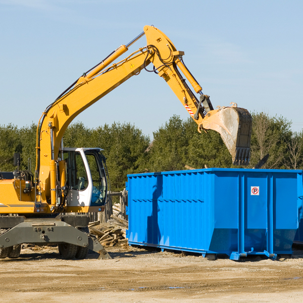 can i request a rental extension for a residential dumpster in Zenda